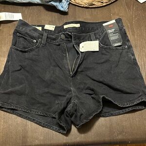 Levi's Women's Dark Denim Jean Shorts